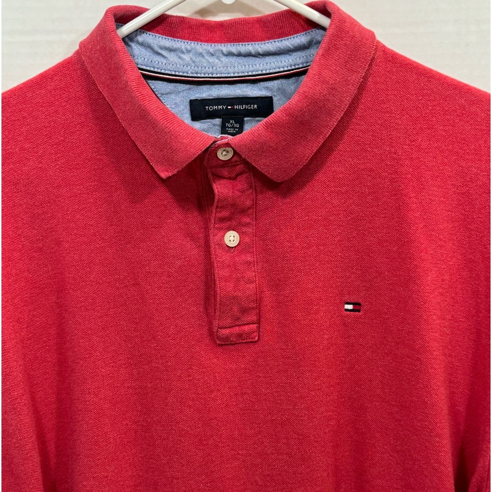Tommy Hilfiger Red XL Shirt Gently Worn